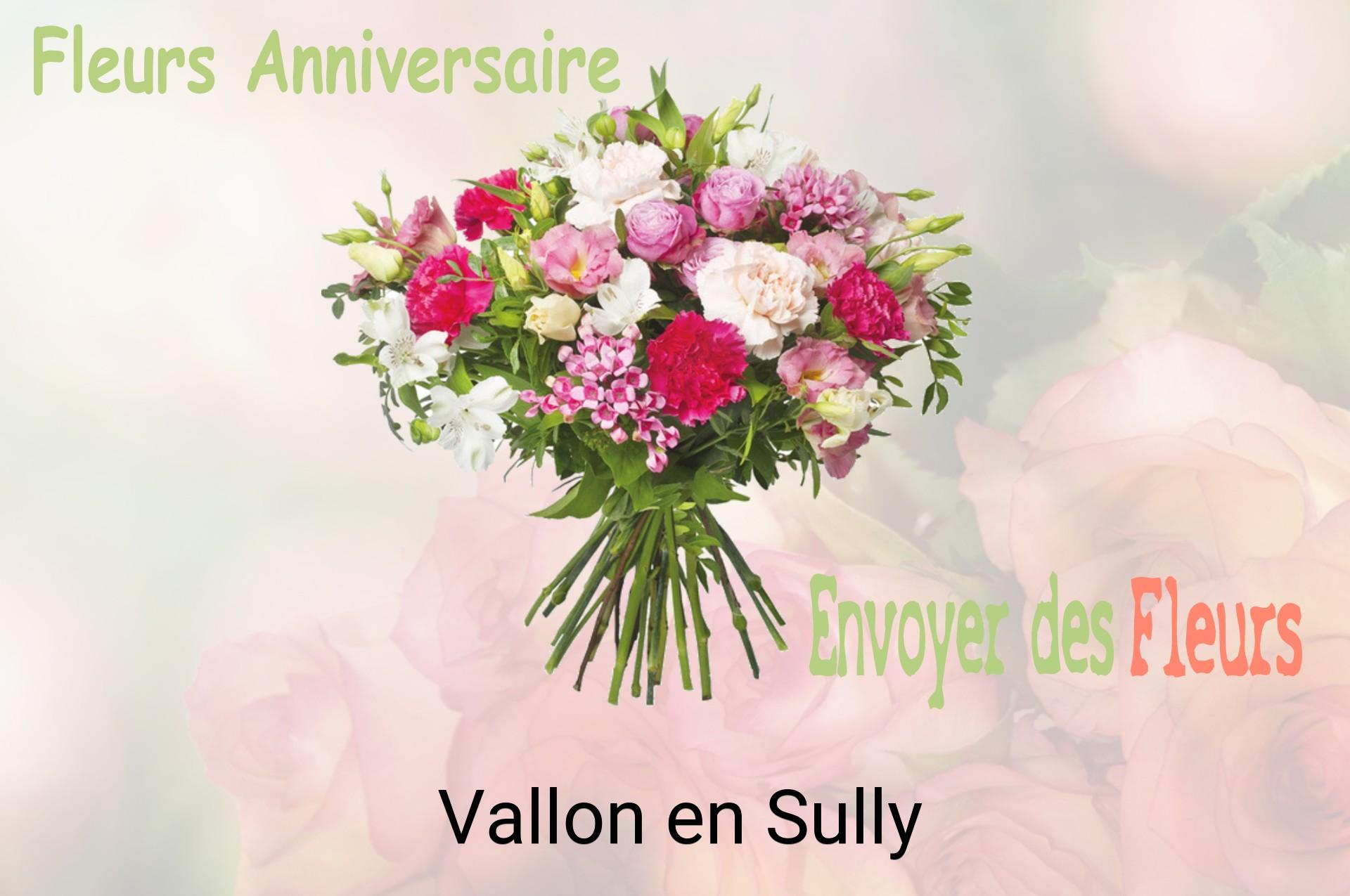 Bouquet de fleurs d’anniversaire livré à Vallon-en-Sully