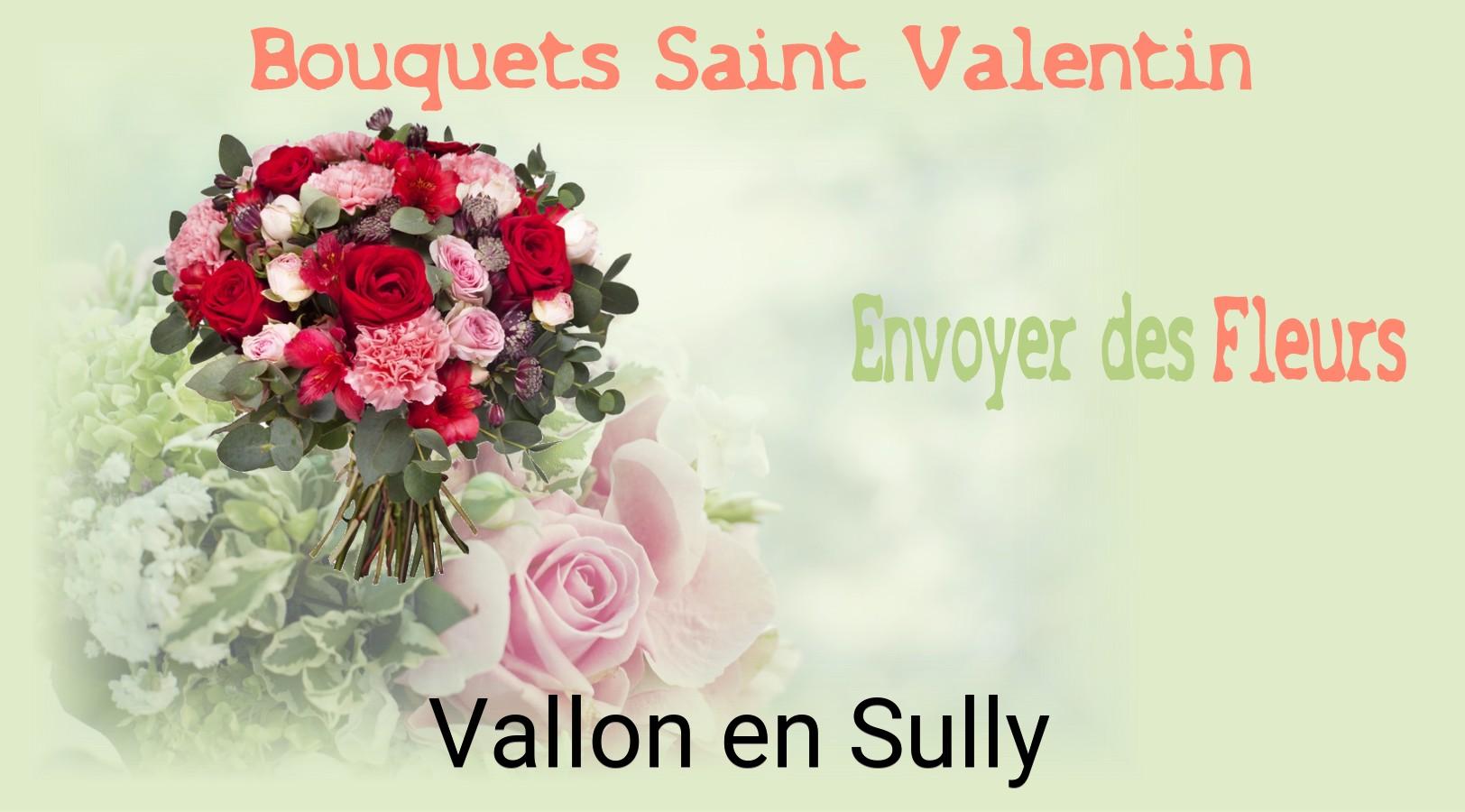 Roses de Saint-Valentin livrées à Vallon-en-Sully